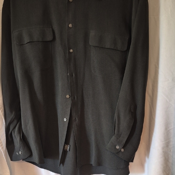 JF J.Ferrar Charcoal Textured Shirt - Picture 4 of 7